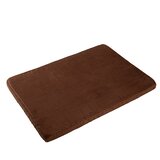 Pasja vzmetnica Wellness v imitaciji semiš usnja - D 100 x Š 70 x V 6 cm | shoptok.hr