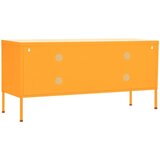 TV omarica gorčično rumena 105x35x50 cm jeklo, (20731915) | Shoptok.si