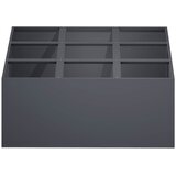  Vrtna saksija Antracit 100 x 100 x 20 cm Čelična vrata | shoptok.hr