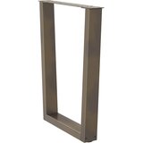  Noge za blagovaonski stol V-oblik 2 kom Prirodni čelik 60 x (72-73,3) cm Čelik | Eponuda.ba
