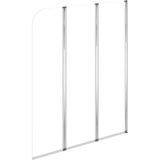 vidaXL Tuš stene za kopalno kad 2 kosa 104x130 cm steklo prozorne | Shoptok.si