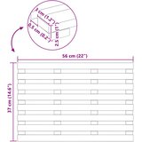  Prostirka za kupanje Smeđa 56 x 37 x 2,5 cm boja drva | shoptok.hr