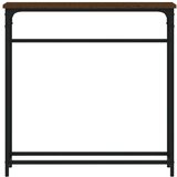  Konzolni stol smeđa boja hrasta 75x19 5x75 cm konstruirano drvo | shoptok.hr