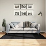 vidaXL Tepih OVIEDO kratkih vlakana crni 120 x 170 cm Cijene