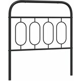  Metalno zamjensko uzglavlje crno 80 cm | shoptok.hr