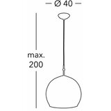  Kolarz 0392.31L.3.Aq.Ch - Luster na sajli LUNA 1xE27/60W/230V 24K pozlata | Eponuda.com
