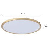  Brilagi - LED kupatilska svetiljka ULTRA SLIM LED/24W/230V prečnik 42 cm zlatna IP54 | Eponuda.com