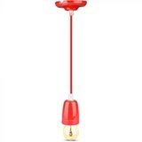  Napajajući kabl 1xE27/60W/230V crvena/porcelan | Eponuda.com
