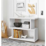 Modern Living stenski regal york, bela | Shoptok.si