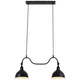 Rabalux marc pendantik E27 2x40W, mat crna industrijska rasveta | Eponuda.com