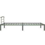  Posteljni okvir siv kovinski 90x200 cm, (20645513) | Shoptok.si