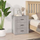  Nočna omarica betonsko siva 50x36x60 cm inženirski les, (20730861) | Shoptok.si