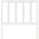  Posteljno vzglavje belo 81x4x100 cm trdna borovina, (20647516) | Shoptok.si