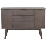 Rowico Smeđa niska komoda u dekoru hrasta 122x85 cm Filippa – | shoptok.hr