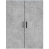  Visoka komoda siva betona 69 5x34x180 cm od konstruiranog drva | shoptok.hr