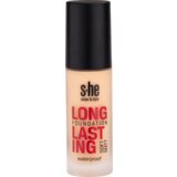 s-he colour&style long lasting soft matt tečni puder - 190/002 vanilla 1 kom Cene