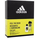 Adidas pure game darilni set toaletna voda 100 ml + gel za prhanje 250 ml za moške
