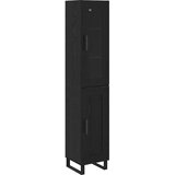  Highboard Crni hrast 34,5 x 34 x 180 cm Konstruirano drvo | shoptok.hr