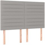  Box spring s madracem svjetlosivi 140x200 cm od tkanine | shoptok.hr