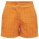 Only Billie Boucle Shorts - Apricot Narančasta