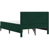  Okvir kreveta s madracem Tamnozelena 120 x 190 cm Baršun | shoptok.hr
