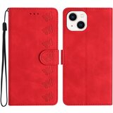 INORCO Ovitek za telefon Samsung Galaxy F14 5G iz PU usnja s teksturo goveje kože, stojalom za denarnico, preklopnim pokrovom, (22035998) Cene