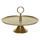 Decoris Metalni stalak za kolače zlatni Cene