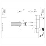  Stropna svetilka KARBON 20 bela, (21626875) | Shoptok.si