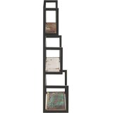  Zidna polica 60 x 20 x 85 cm od masivnog obnovljenog drva | shoptok.hr
