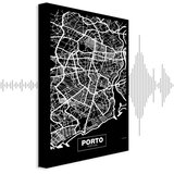  Slika - Negative Map: Porto (1 Part) Vertical 20x30 Akustična | shoptok.hr