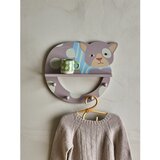 Bloomingville Mini Siv stenski otroški obešalnik 36x31 cm Mille – | Shoptok.si