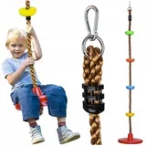 2v1 PVC otroška vrtna gugalnica za plezanje do 100kg, (5000184228)