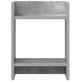  Stalak za biljke s policom Betonsko Siva 30 x 30 x 40 cm | shoptok.hr