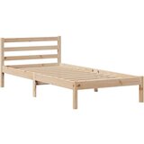 vidaXL Krevet s regalom za knjige bez madraca 75x190 cm borovina | shoptok.hr