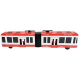  Zglobni autobus s pogonom na trenje - crveno/bijeli | Shoptok.si