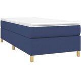  s oprugama i madracem plavi 80x200 cm od tkanine | shoptok.hr