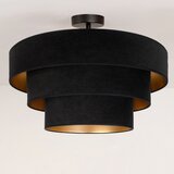 Brilagi plafonski luster luneta 1xE27/60W/230V prečnik 40 cm crna/zlatna | Eponuda.com