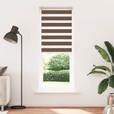 Zebra zavjesa Smeđa 80x230 cm Širina tkanine 75,9 cm Poliester | Shoptok.si