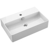 CAMARGUE Paris Umivalnik 2.0 (Š x Do: 56 x 36 cm, Brez posebne glazure, Odprtina za armaturo: Sredina, S prelivom, Bela) | Shoptok.si