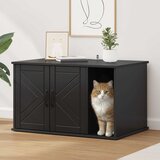  Mačja Kuća Crna 85 x 55 x 50 cm Konstruirano drvo | shoptok.hr