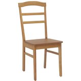  Stolac za blagovanje 2 pcs Prirodna Čvrsto drvo od gume | shoptok.hr