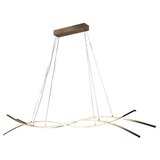  LED prigušiva viseći luster na sajli LED/80W/230V 3000-6500K + daljinski upravljač | Eponuda.com