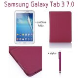  Ovitek / etui / zaščita za Samsung Galaxy Tab 3 7.0 - roza (+ zaščitna folija in pisalo) Cene