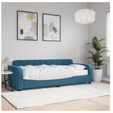 vidaXL Dnevni krevet s madracem plavi 80 x 200 cm baršunasti | shoptok.hr