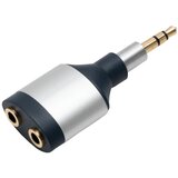 Home Kabl Jack 3.5mm muški na Jack 3, 5mm ženski x 2 - AC 16AM, Sivi | Eponuda.ba