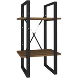 vidaXL Knjižna omara 2-nadstropna rjav hrast 40x30x70 cm konstr. les, (20706020) | Shoptok.si