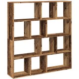 Ormarić za knjige boja drva 132x29x141,5 cm konstruirano drvo | shoptok.hr