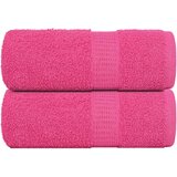 vidaXL Ručnici za pranje ŽABA 2 kom. Roze 30x30 cm 360 g/m² - Ružičasta 30 x 30 cm 2 | shoptok.hr