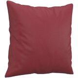  3-dijelni set sofa s jastucima boja vina od umjetne kože | shoptok.hr