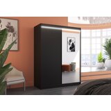 ADRK Klizni ormar s ogledalom JORDI 150 cm - CRNA | shoptok.hr